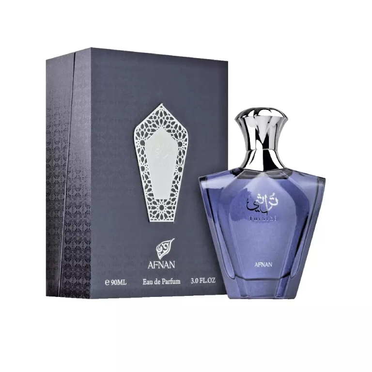 Afnan Turathi Blue parfum frais aromatique aquatique pour homme
