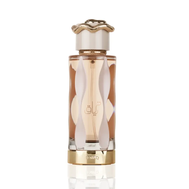 Parfum Femme Teriaq Lattafa – notes de caramel, miel et cuir – parfumerie Maroc