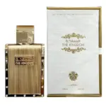 The Kingdom Lattafa Eau de Parfum Homme 100ml, parfum oriental intense inspiré de Le Male Elixir, chaud, vanillé et puissant.